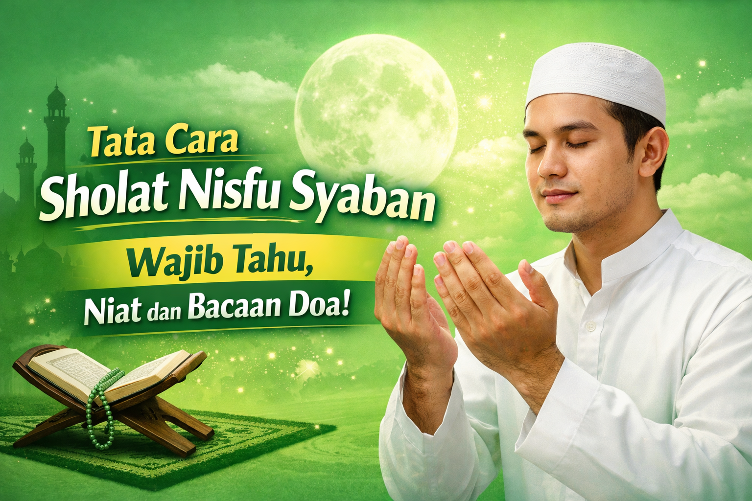 Tata Cara Sholat Nisfu Syaban Wajib Tahu, Niat hingga Bacaan Doa!