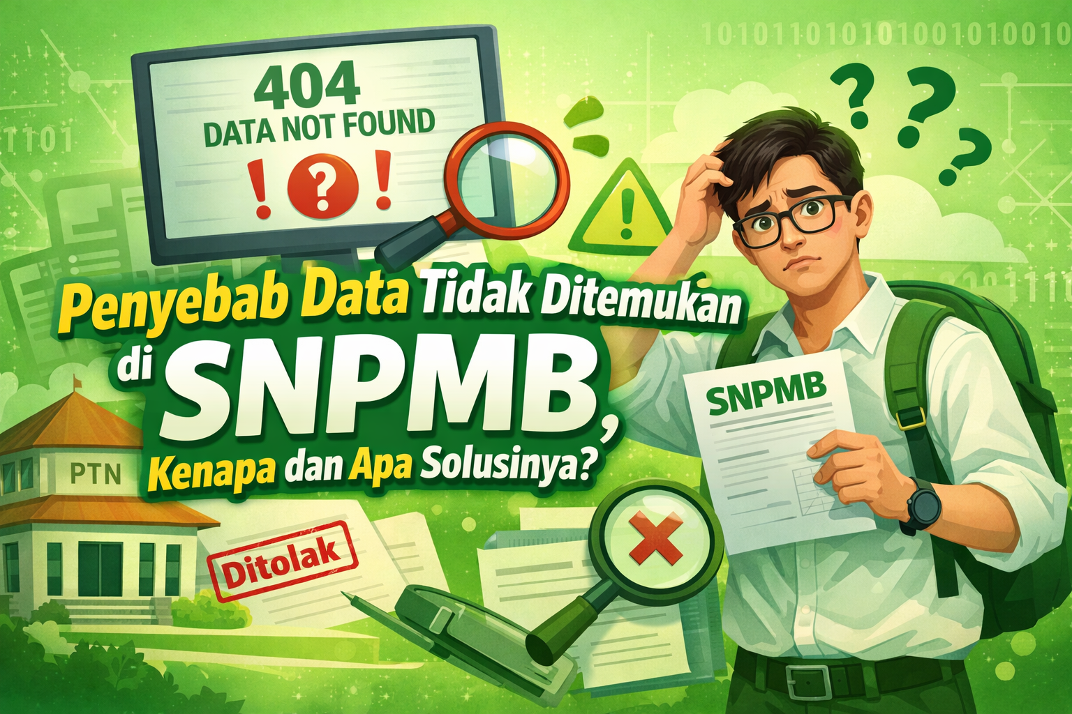Penyebab Data Tidak Ditemukan di SNPMB Karena