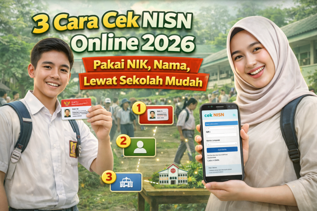 3 Cara Cek NISN Online 2026 Pakai NIK, Nama hingga Via Sekolah